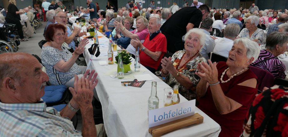 Die Lohfeldener Gäste hatten sichtlich Spaß.