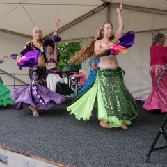 Die Orientalische Tanzgruppe unter der Leitung von Ute Dib.