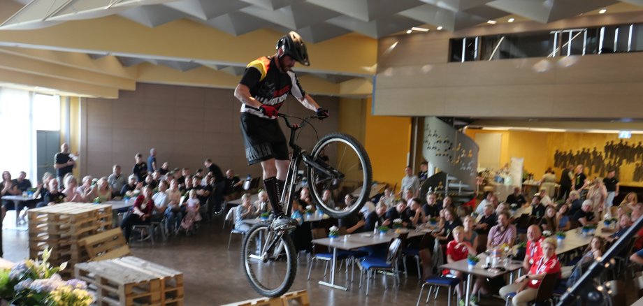 Der Nachmittag endete mit einer weiteren spektakulären Vorführung von „Bikes in Motion“.