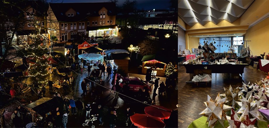 Wunderschöner Weihnachtsmarkt Lohfelden - drinnen wie draußen!